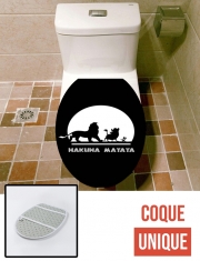 Housse de toilette - Décoration abattant wc Hakuna Matata Elegance