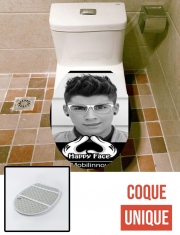Housse de toilette - Décoration abattant wc Happy Face Zayn