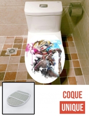 Housse de toilette - Décoration abattant wc Harley Quinn