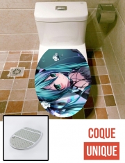 Housse de toilette - Décoration abattant wc Hatsune Miku Sadness