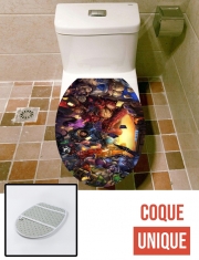 Housse de toilette - Décoration abattant wc Hearthstone fan art