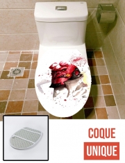 Housse de toilette - Décoration abattant wc Hellboy Watercolor Art