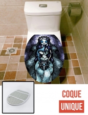 Housse de toilette - Décoration abattant wc Here comes the bride