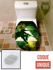 Housse de toilette - Décoration abattant wc Hero of Time