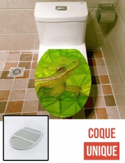 Housse de toilette - Décoration abattant wc hidden frog