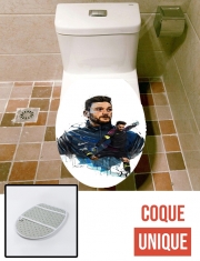 Housse de toilette - Décoration abattant wc Hugo LLoris
