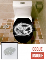Housse de toilette - Décoration abattant wc Hunger Smoke