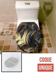 Housse de toilette - Décoration abattant wc Hydre