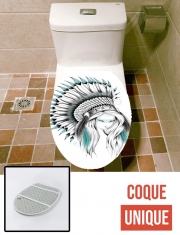 Housse de toilette - Décoration abattant wc Indian Headdress