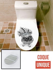 Housse de toilette - Décoration abattant wc Indian Pug