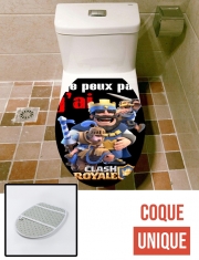 Housse de toilette - Décoration abattant wc Je peux pas j'ai Clash Royale