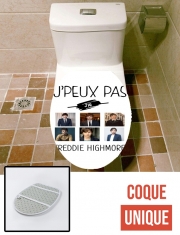 Housse de toilette - Décoration abattant wc Je peux pas j'ai Freddie Highmore Collage photos