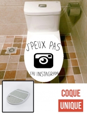 Housse de toilette - Décoration abattant wc Je peux pas jai instagram