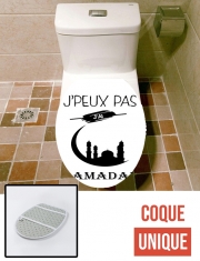 Housse de toilette - Décoration abattant wc Je peux pas j'ai ramadan