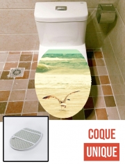 Housse de toilette - Décoration abattant wc Karate Kid Pose