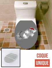 Housse de toilette - Décoration abattant wc Keep the Umbrella