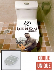 Housse de toilette - Décoration abattant wc Kendji Girac