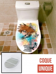 Housse de toilette - Décoration abattant wc Kingdom of Watercolros