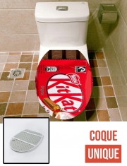 Housse de toilette - Décoration abattant wc kit kat chocolate