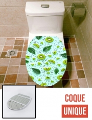 Housse de toilette - Décoration abattant wc Kiwi summer