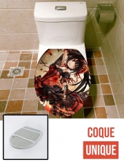 Housse de toilette - Décoration abattant wc kurumi tokisaki