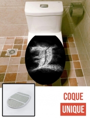 Housse de toilette - Décoration abattant wc L Smoke Death Note