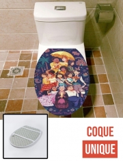 Housse de toilette - Décoration abattant wc La familia Madrigal