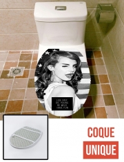 Housse de toilette - Décoration abattant wc Lana del rey quotes