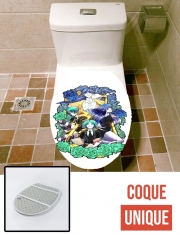 Housse de toilette - Décoration abattant wc land of the lustrous