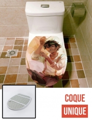 Housse de toilette - Décoration abattant wc Leo valdez fan art