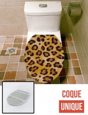 Housse de toilette - Décoration abattant wc Leopard