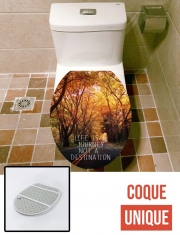 Housse de toilette - Décoration abattant wc life is a journey