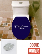 Housse de toilette - Décoration abattant wc Madame Chic