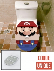 Housse de toilette - Décoration abattant wc Mariobox