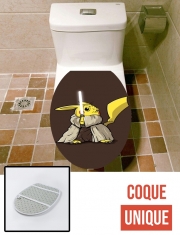 Housse de toilette - Décoration abattant wc Master Pikachu Jedi