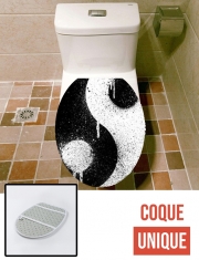 Housse de toilette - Décoration abattant wc Yin Yang