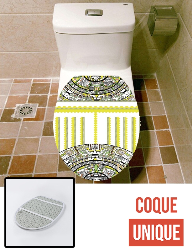 Housse de toilette - Décoration abattant wc Maya