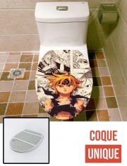 Housse de toilette - Décoration abattant wc Meliodas the demon scantrad