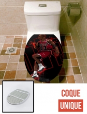 Housse de toilette - Décoration abattant wc Michael Jordan