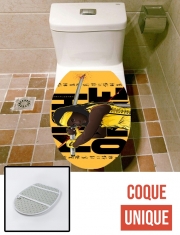 Housse de toilette - Décoration abattant wc Michonne - The Walking Dead mashup Kill Bill