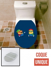 Housse de toilette - Décoration abattant wc Mini Plumber