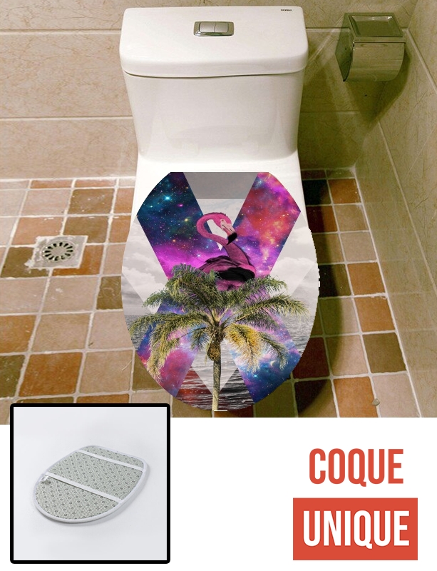 Housse de toilette - Décoration abattant wc Mix