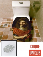 Housse de toilette - Décoration abattant wc Moliere portrait