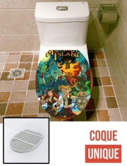 Housse de toilette - Décoration abattant wc Monkey Island