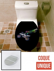 Housse de toilette - Décoration abattant wc Motorcross Bike Sport