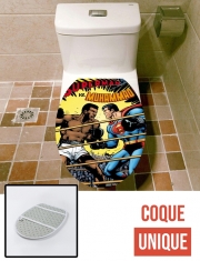Housse de toilette - Décoration abattant wc Muhammad Ali Super Hero Mike Tyson Boxen Boxing