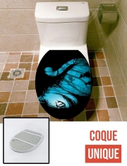 Housse de toilette - Décoration abattant wc My crazy cat