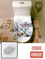 Housse de toilette - Décoration abattant wc Nabil Fekir Tribute