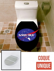 Housse de toilette - Décoration abattant wc Nasa Parodie Smurfs in Space