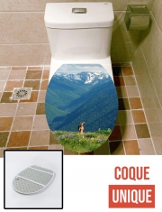 Housse de toilette - Décoration abattant wc La nature m'appelle